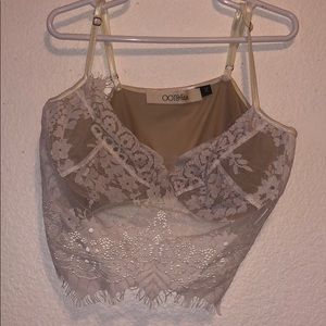 Lace crop
